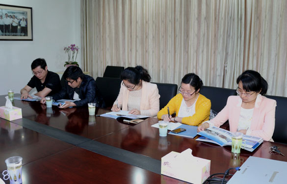 2015年5月5日，溧阳市教育局地舆教研室老师来壹定发电缆调研